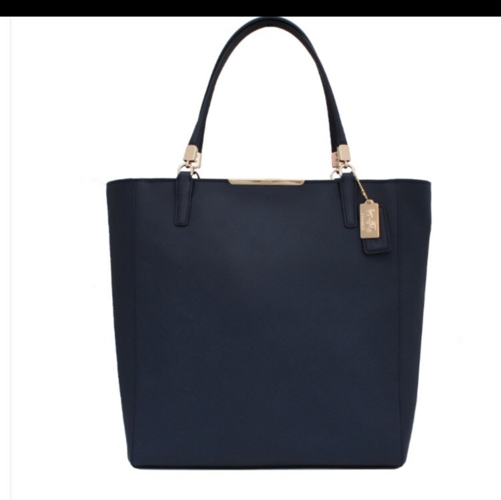 COACH Shoulder Tote Bag Zip -Top Closure